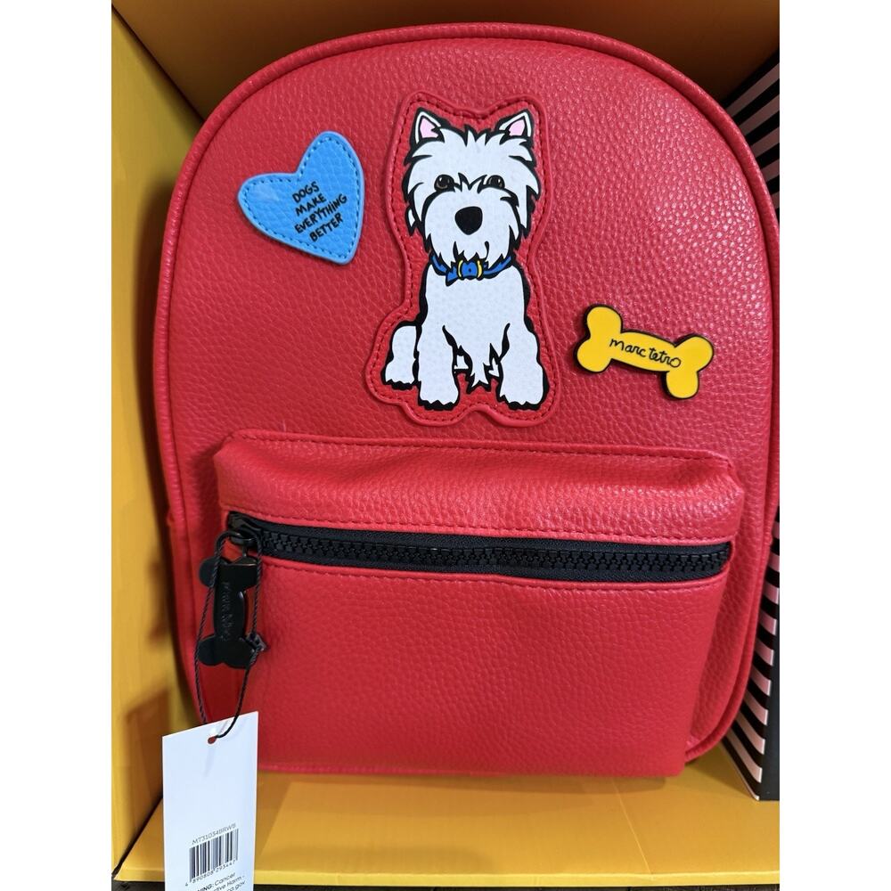 Marc Tetro Westie Dog Backpack Keychain Cardholder 3 Pc Gift Box Set NEW! - Picture 2 of 9